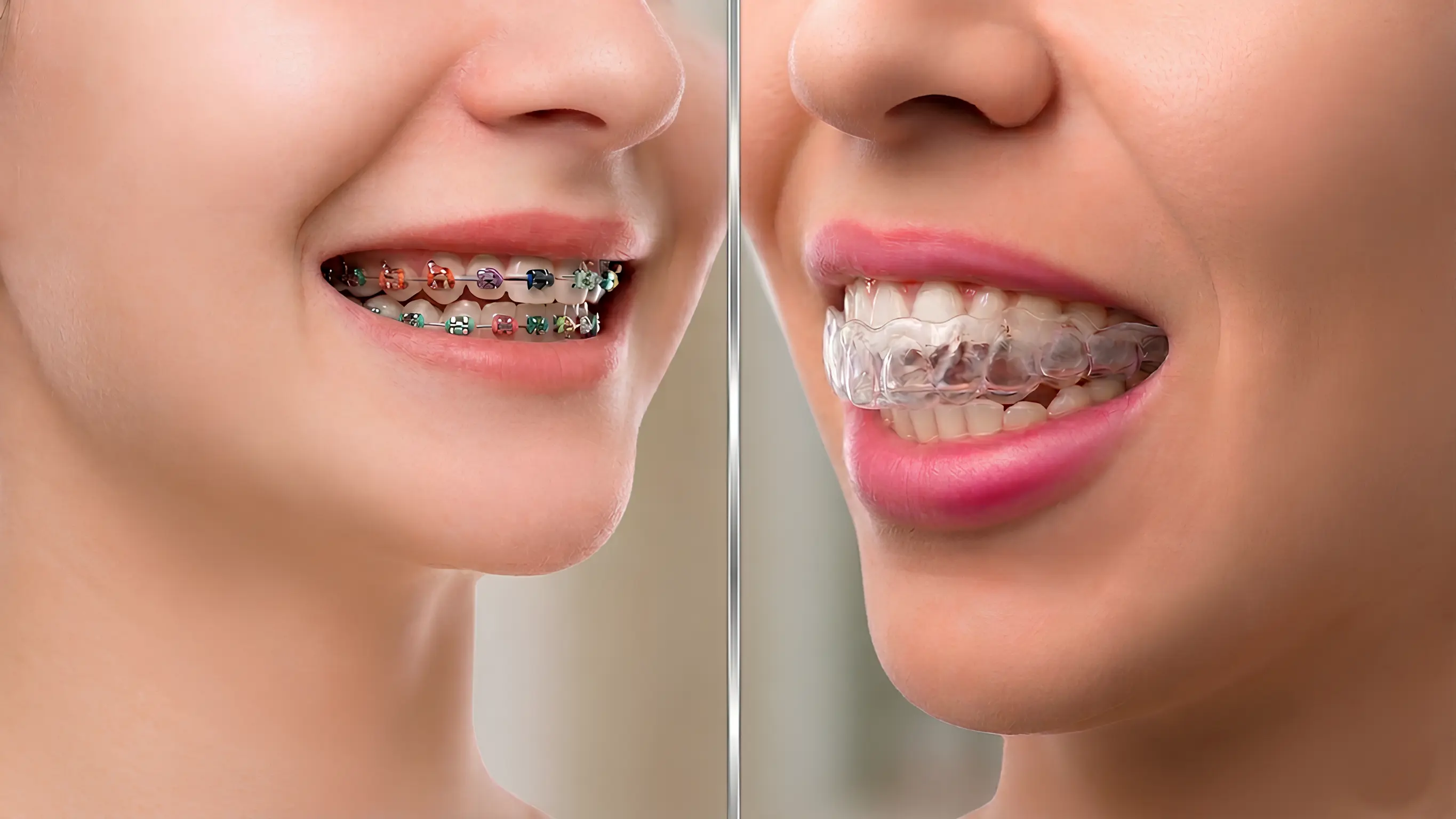 Clear Aligners vs Traditional Braces for teeth straightening treatment